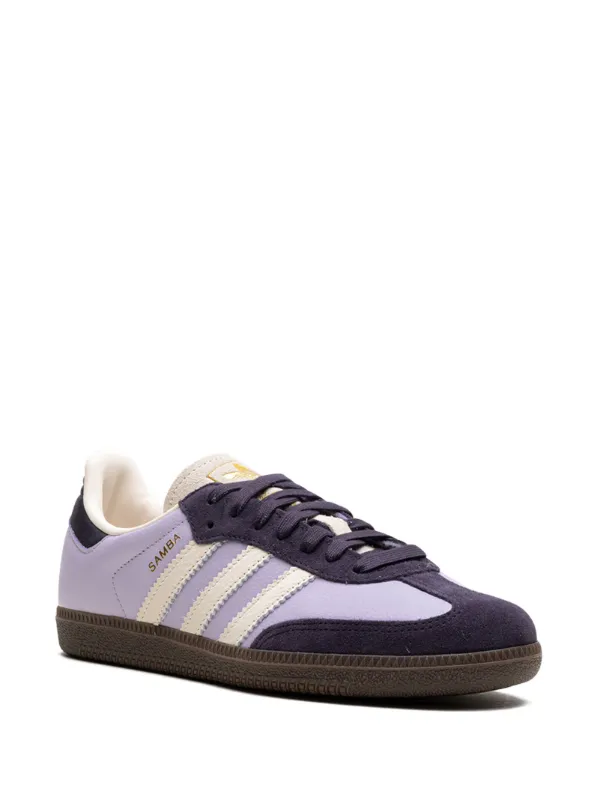 Adidas Samba OG “Silver Dawn/Aurora Black” スニーカー Adidas Samba OG “Silver Dawn/Aurora Black” スニーカー