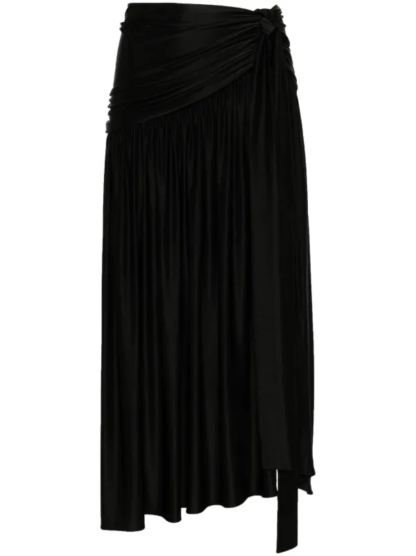 Rabanne Bow-detail Skirt in Black