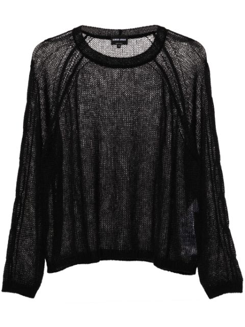 Giorgio Armani crew-neck sweater Women