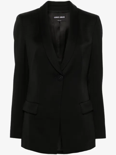 Giorgio Armani wool single-breasted blazer