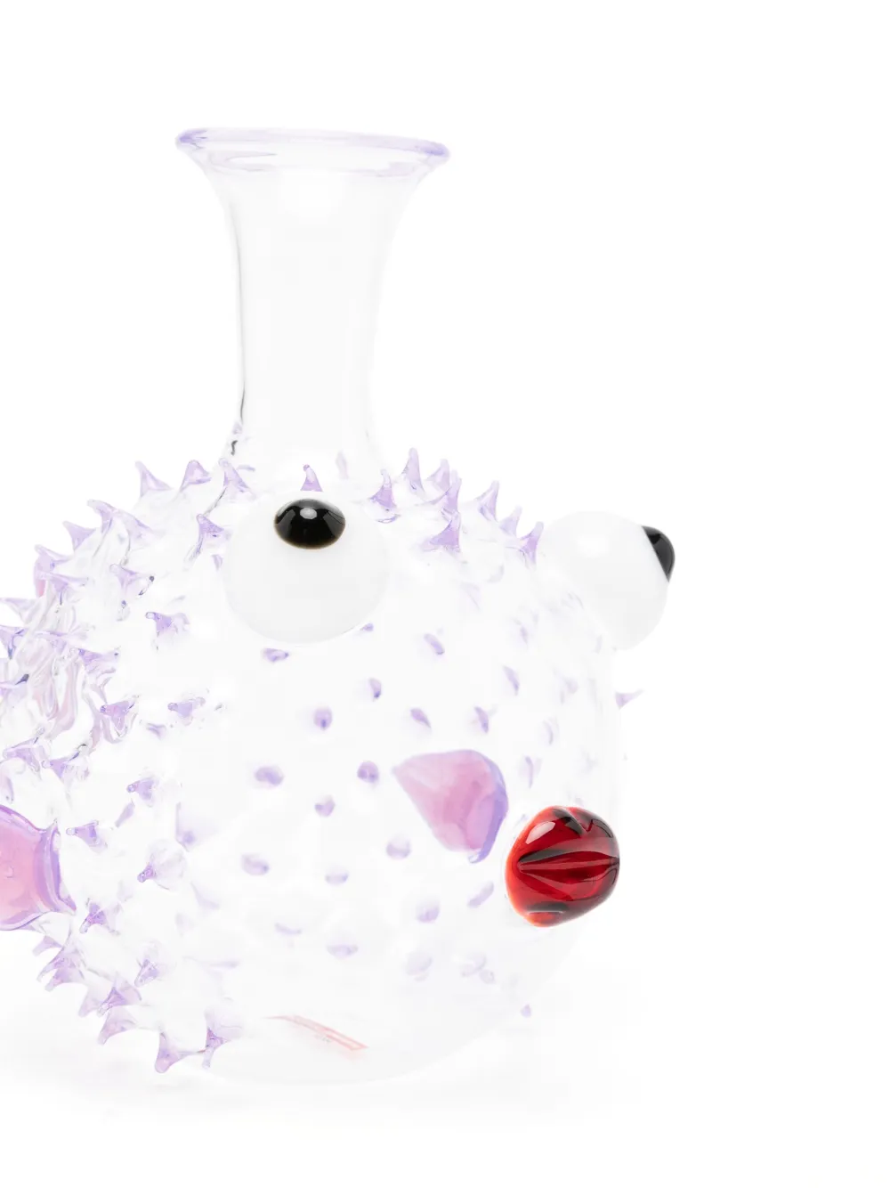 Massimo Lunardon Pufferfish Glass Decanter In White