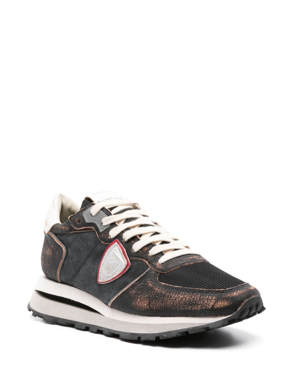 Philippe Model Paris Sneakers met logopatch - Grijs