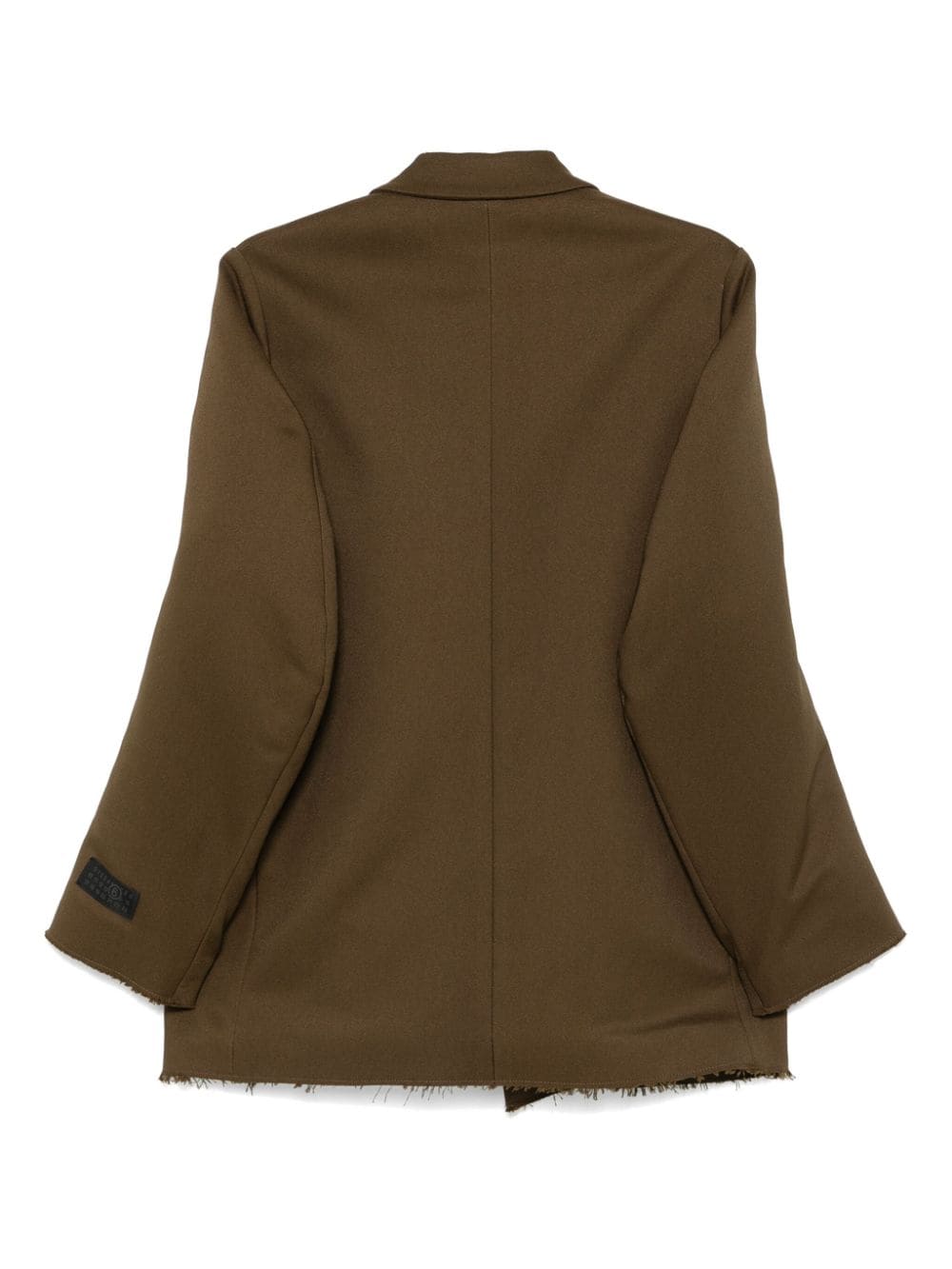 MM6 Maison Margiela Blazer met patroon - Groen