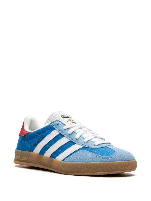 Adidas Gazelle Indoor Paris Olympics Blue Sneakers Blue FARFETCH AO