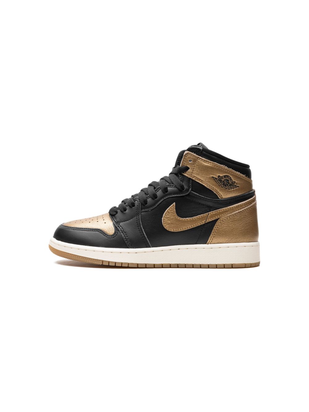 Jordan Kids Air Jordan 1 "Black Metallic Gold" sneakers