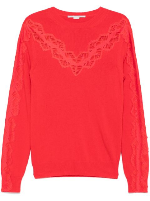 Stella McCartney lace-detailed sweater Women