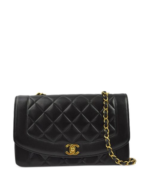 HOT SALE CHANEL 1995 medium Diana shoulder bag Women