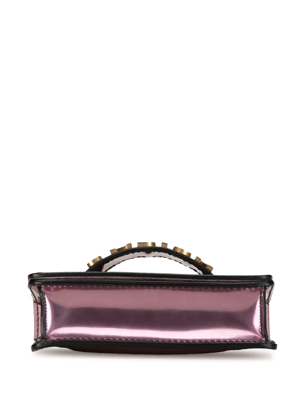 Pre-owned Dior 2018 Mini Ja Chain Flap Shoulder Bag In Pink