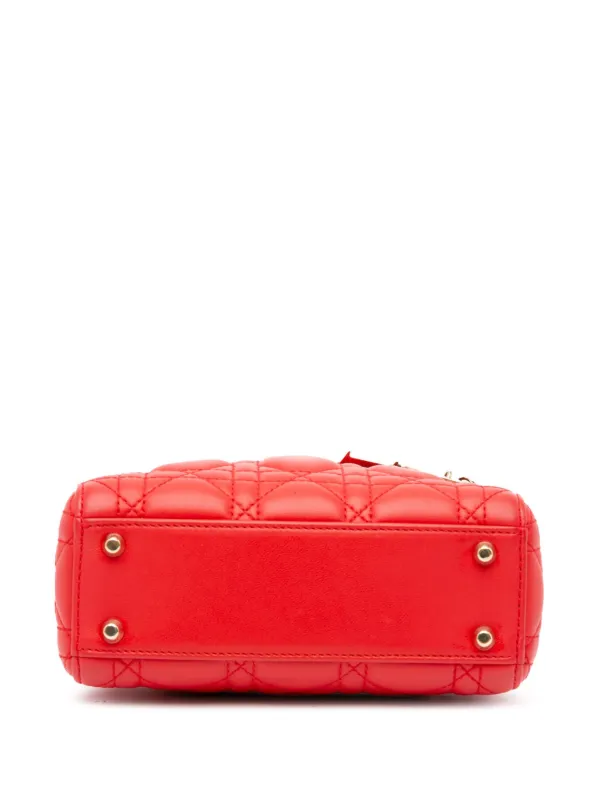 Lady dior mini lambskin top