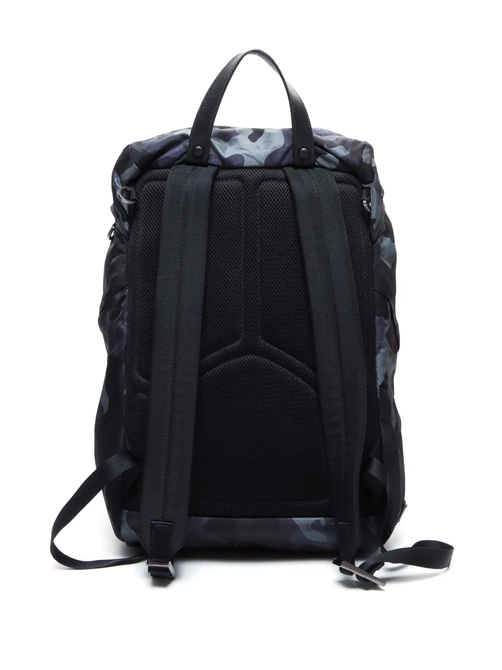 Prada Pre-Owned camouflage-print backpack - Zwart