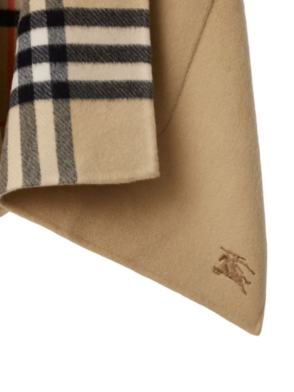 Burberry Vintage Check Reversible Cape | Neutrals | FARFETCH Burberry Vintage Check Reversible Cape | Neutrals | FARFETCH