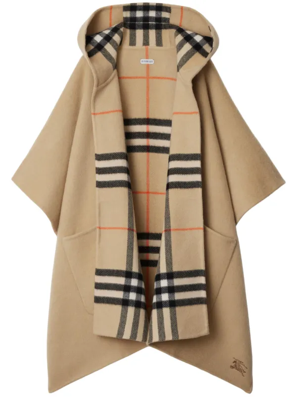 Burberry Capa Reversible Con Motivo Vintage Check Farfetch