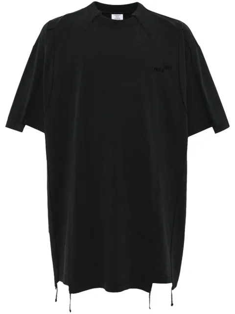 VETEMENTS embroidered cotton t-shirt