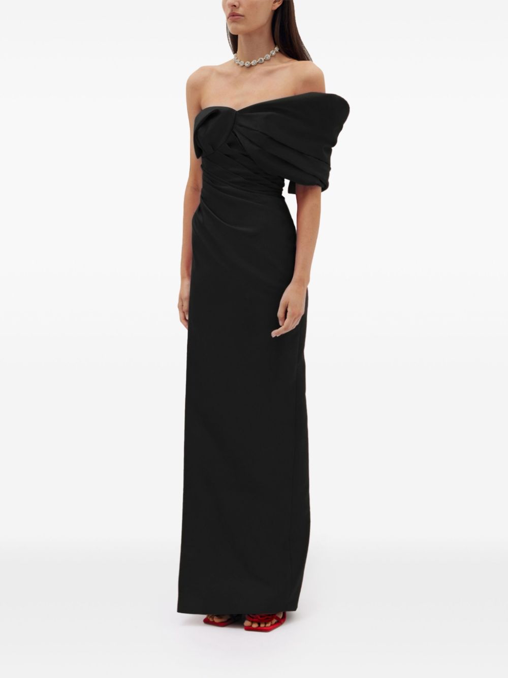 Rachel Gilbert Marlo gown - Zwart