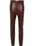 Philosophy Di Lorenzo Serafini faux-leather leggings - Brown