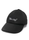 Off-White No Cap baseball cap - Black