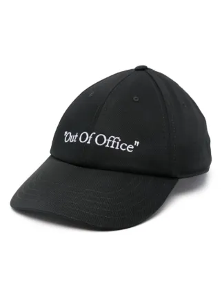 Off-White Out Of Office キャップ | ブラック | FARFETCH JP