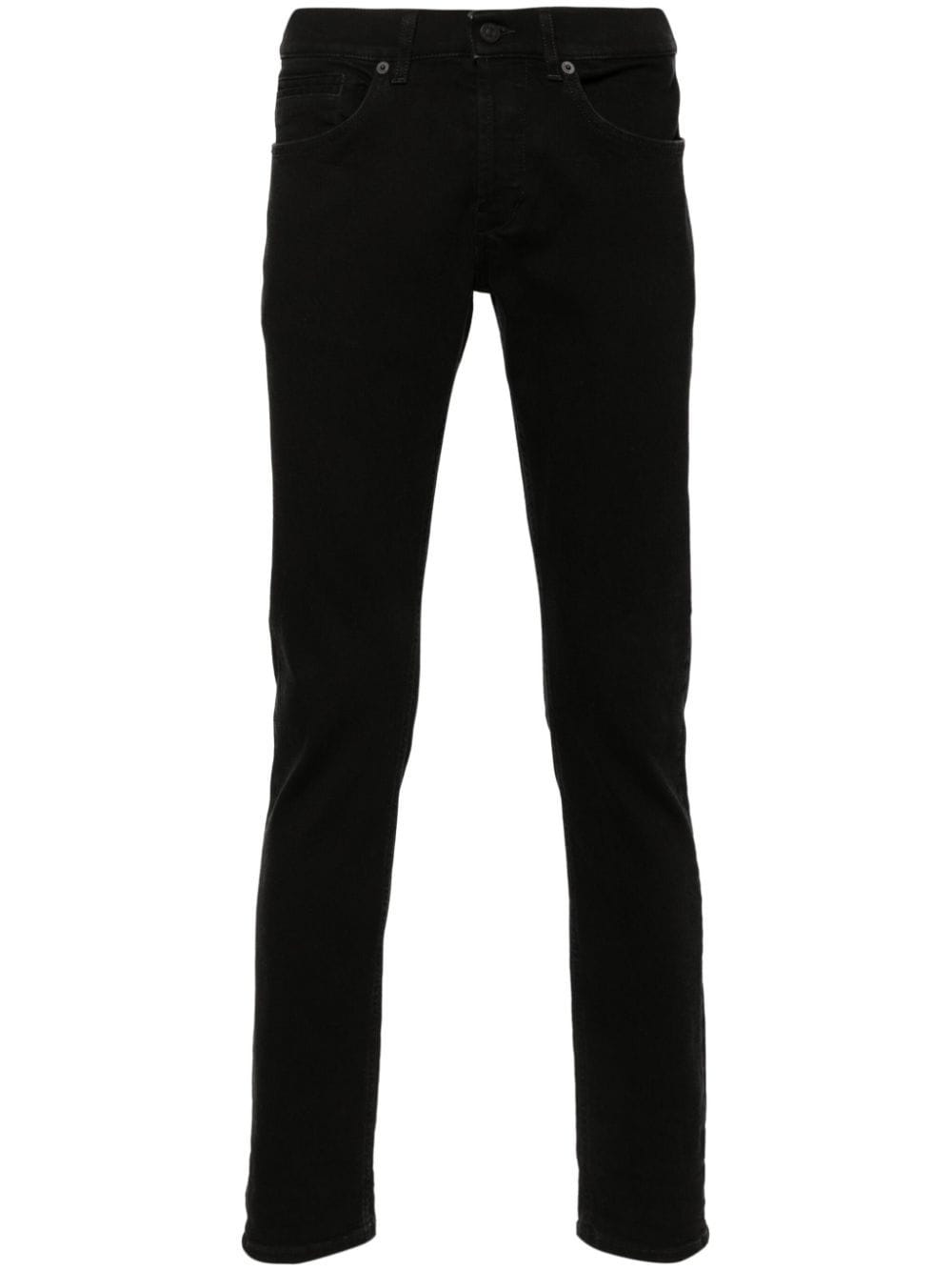 Shop Dondup George Jeans In Black