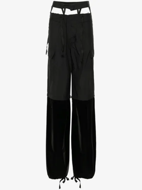 Ottolinger raw-cut finish trousers