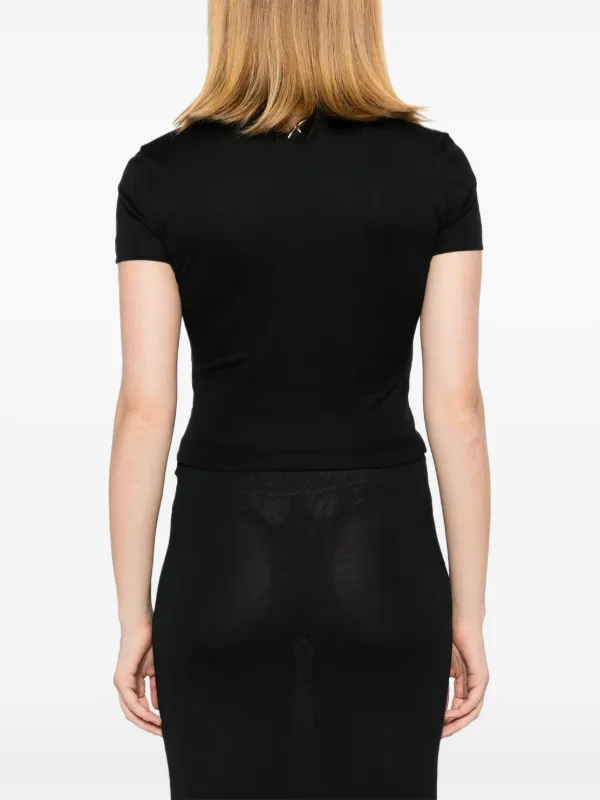 Mugler Pierced Baby T-shirt | Black | FARFETCH