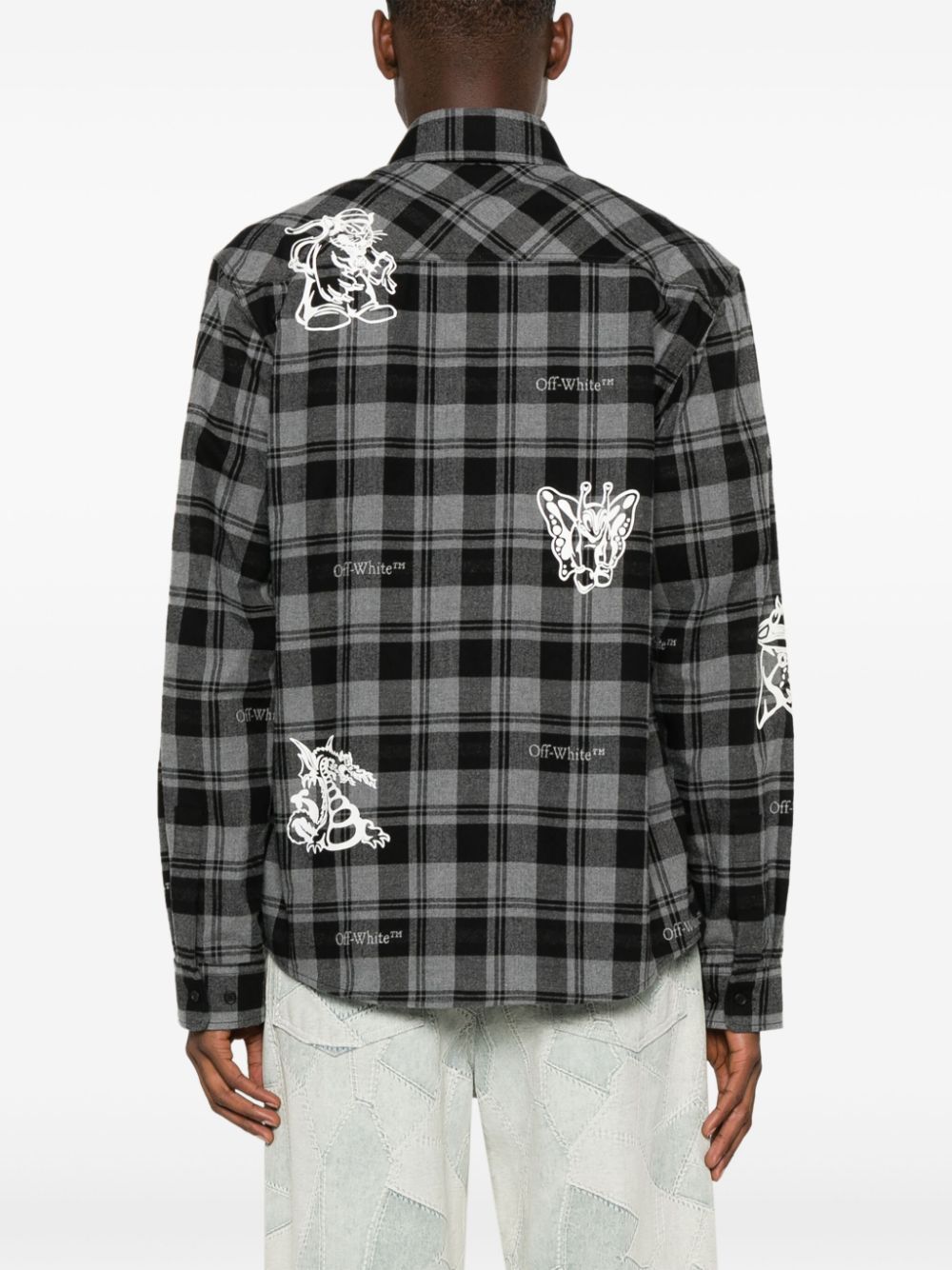 Off-White Character Check shirt Men