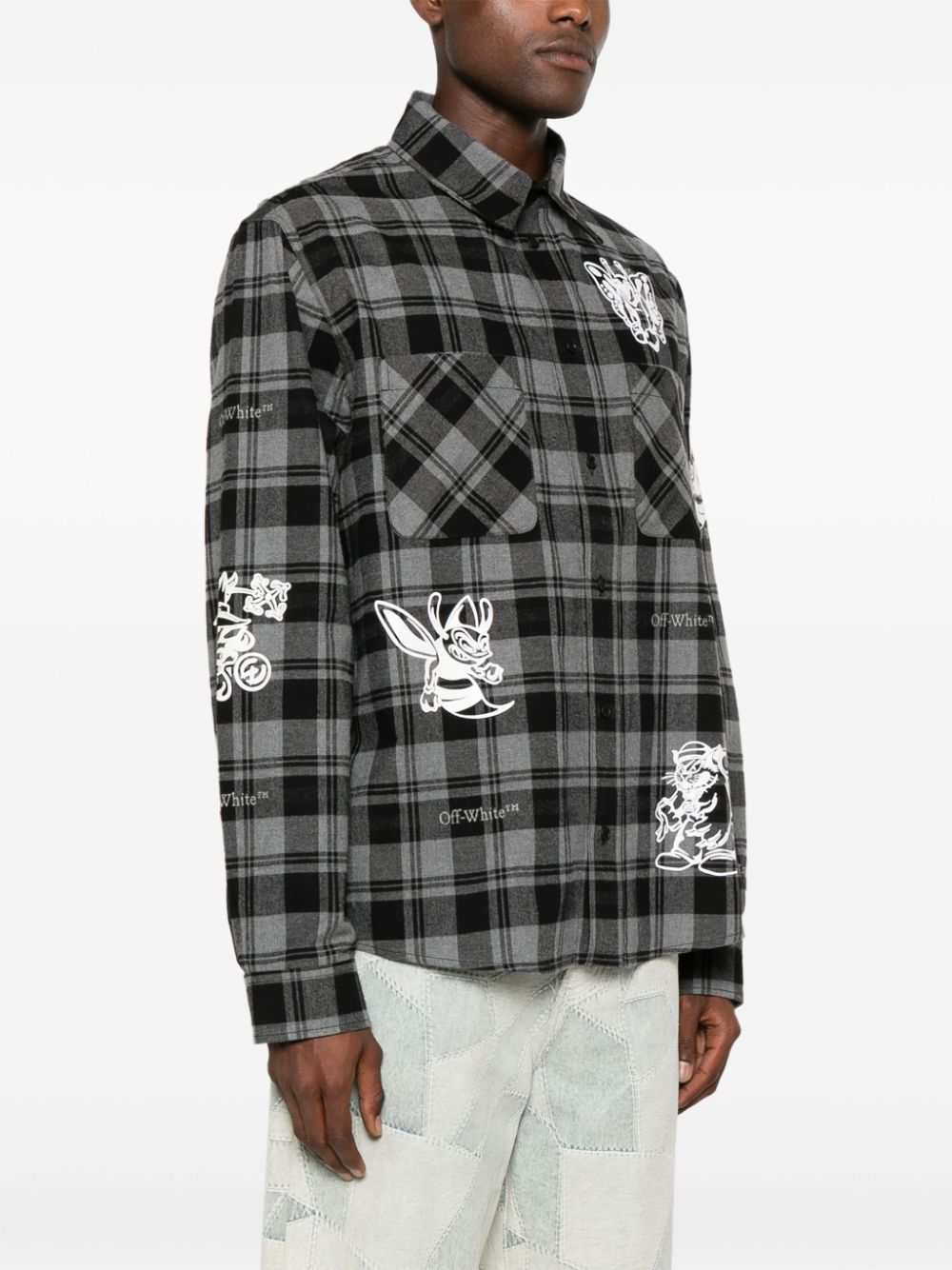 Off-White Character Check shirt Men