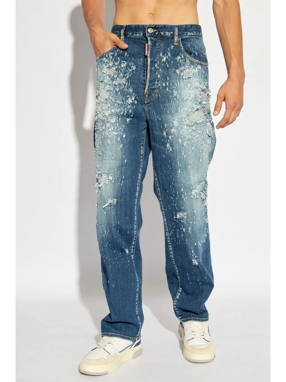 Cheap DSQUARED2 distressed jeans Men