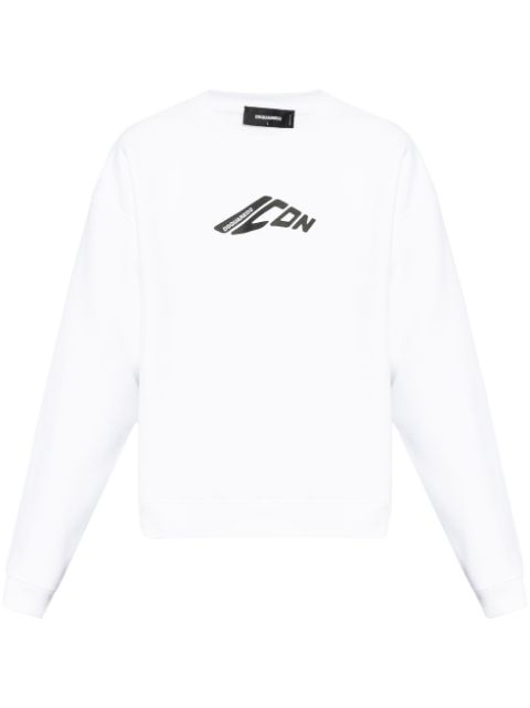 DSQUARED2 Graphic-stamp sweatshirt Men