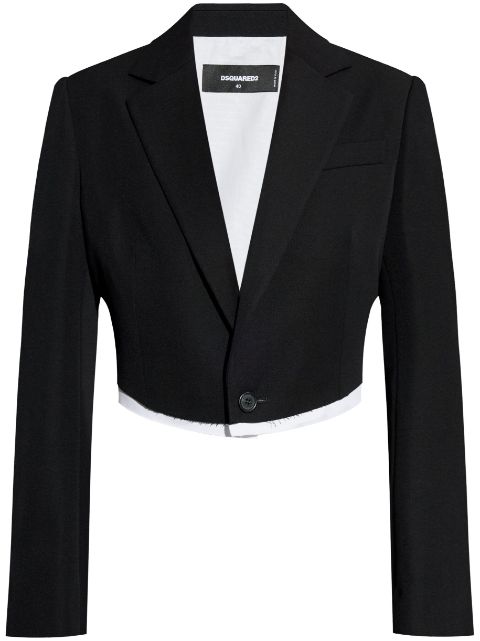 DSQUARED2 Raw-finish blazer Women