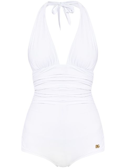 Dolce & Gabbana plunge-neck swimsuit Women