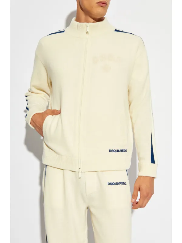 DSQUARED2◆スウェットシャツ DSQUARED2 ジップアップ スウェットシャツ | ニュートラル