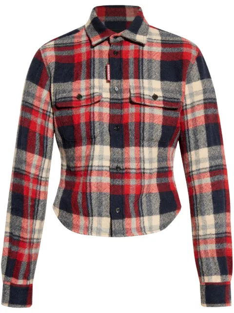 DSQUARED2 checkered shirt Women