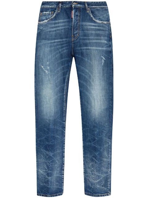 DSQUARED2 layered distressed jeans Men