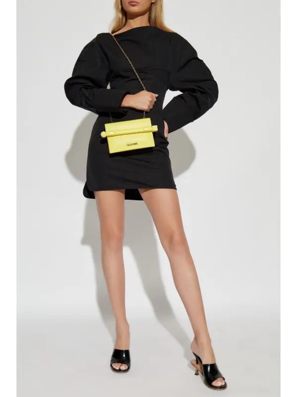 ワンピース LA ROBE CHEMISE CASACO DRESS La Robe Chemise Casaco cotton minidress in black - Jacquemus