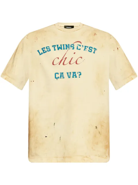 DSQUARED2 Camiseta Les Twins C'Est Chic