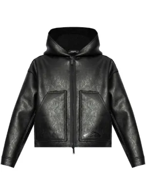 Dsquared2（ディースクエアード）メンズ レザージャケット - FARFETCH