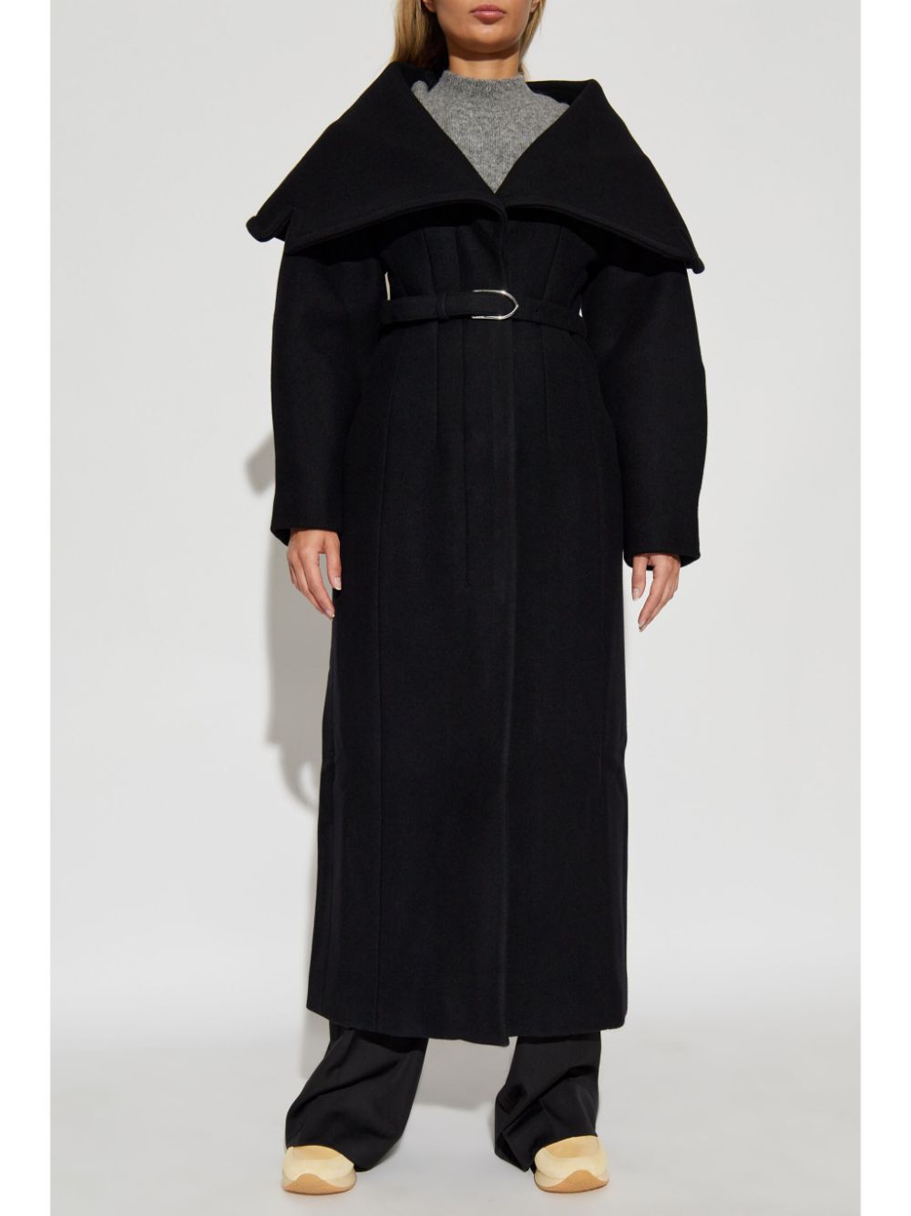 Jacquemus Le manteau Caruso drape-collar coat Women