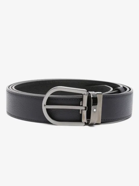 Montblanc cinturón con hebilla Horseshoe