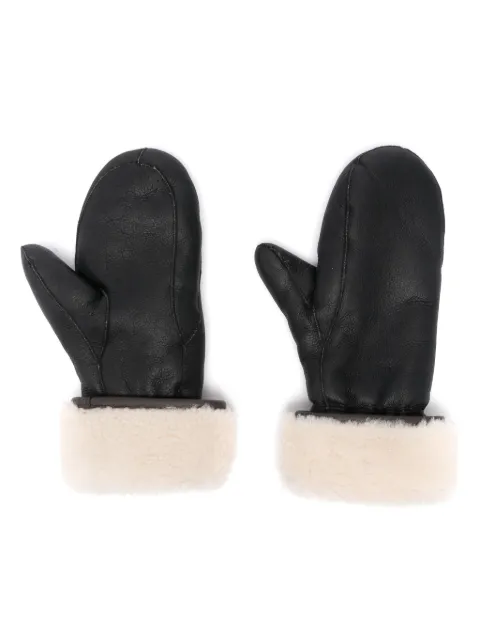 Yves Salomon shearling-lining mittens