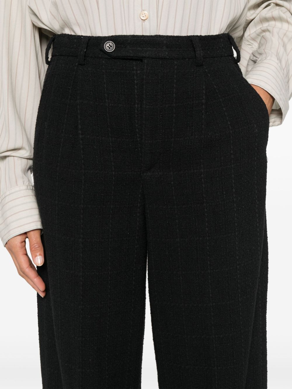 Shop Apc Melissa Trousers In Black