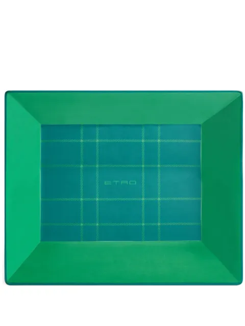 ETRO HOME bandeja con logo estampado