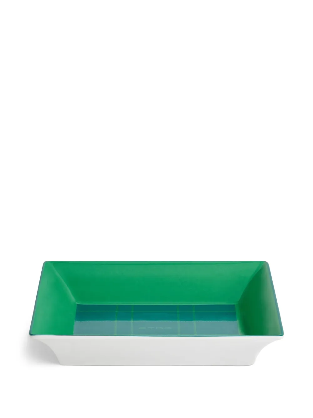 ETRO HOME logo-print tray - Groen