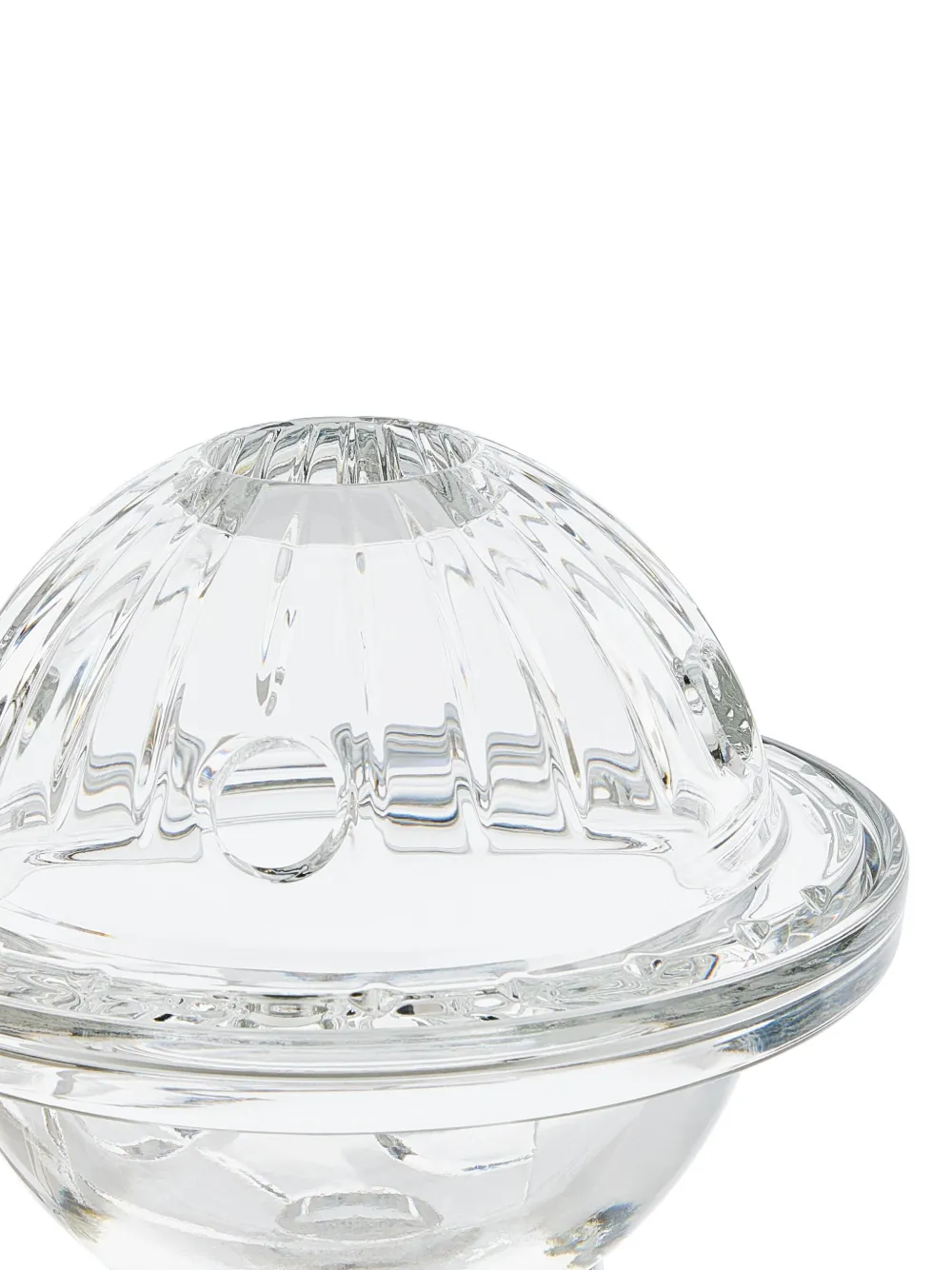 Mario Cioni & C Crystal Candle Holder In White