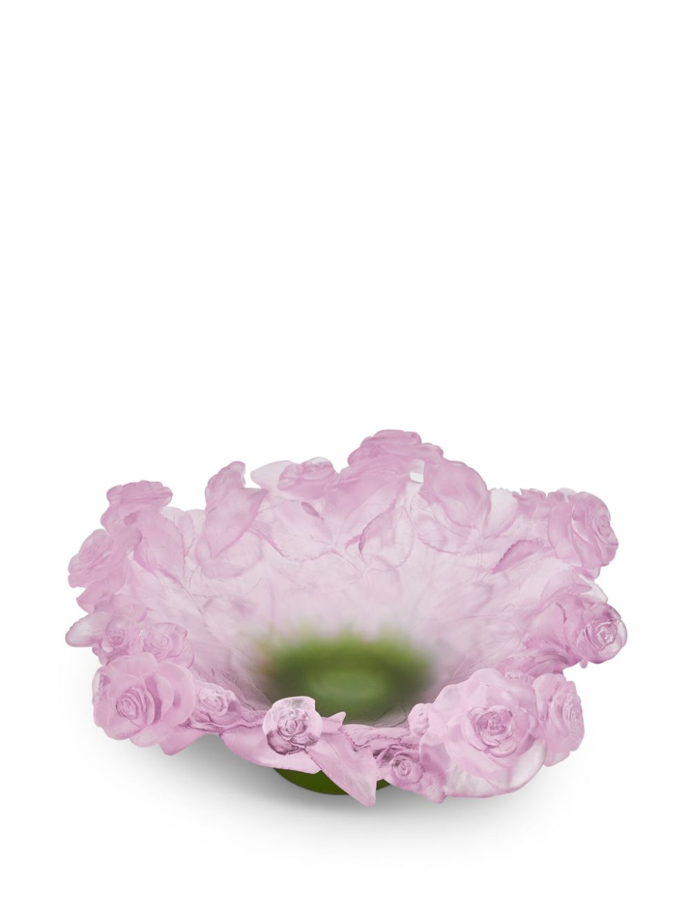 Daum Rose footed bowl - Roze