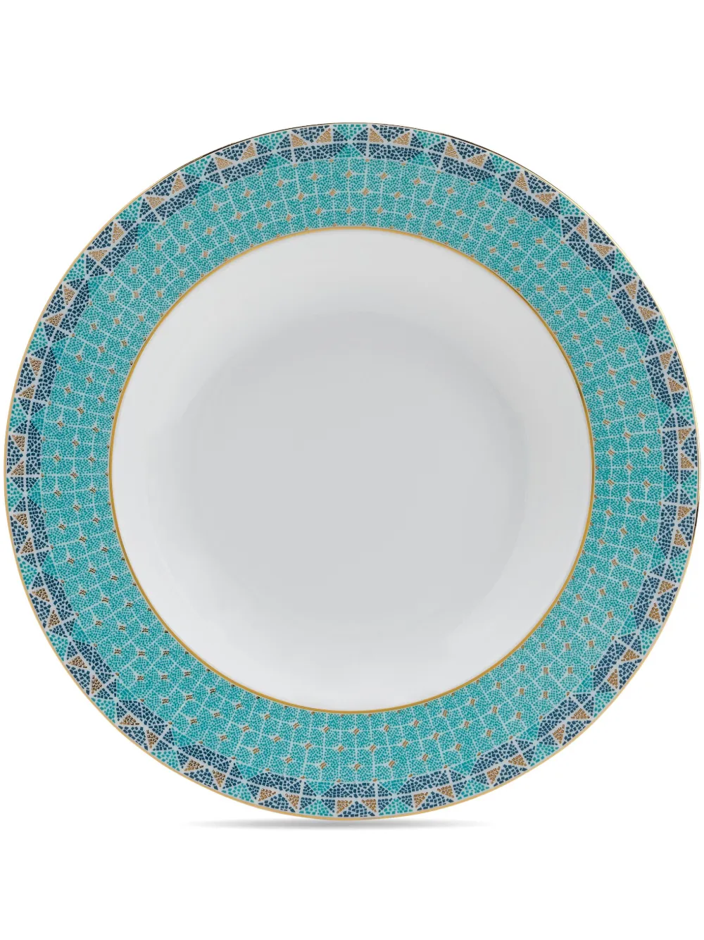 Haviland geometric pattern plate | Blue | Image 1