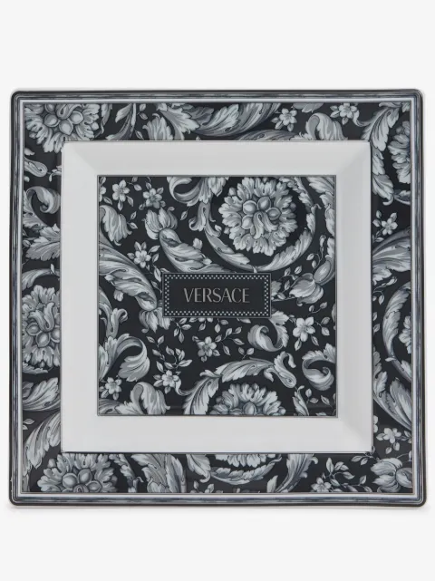 Versace logo-print tray
