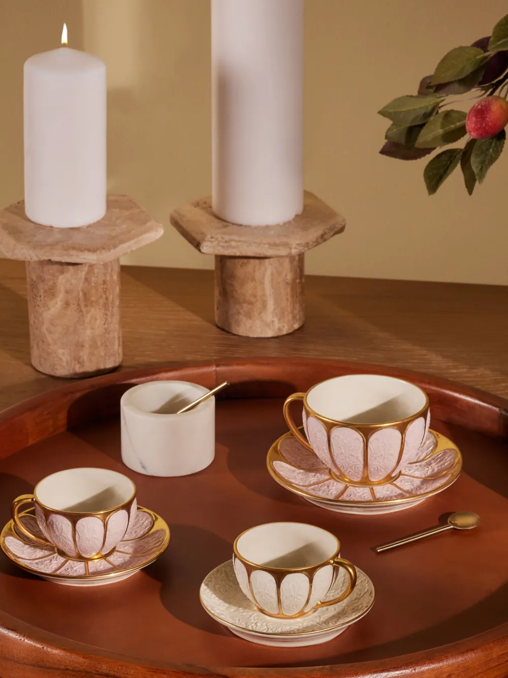 Villari Amour Tea Cup In 白色