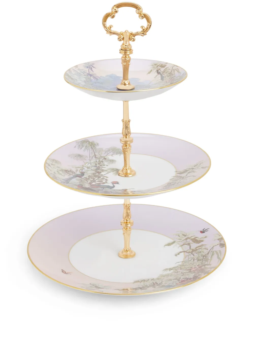 Haviland graphic-print cake stand | White | Image 1
