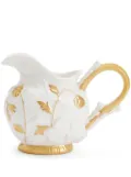 VILLARI leaf-embellished milk container - White
