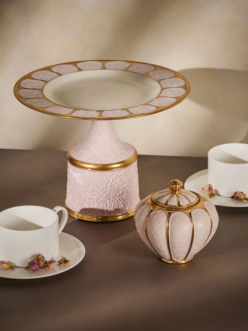 Villari Amour Sugar Bowl In 粉色